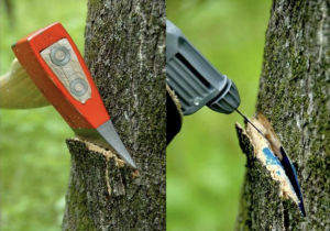 Hack and squirt application technique.